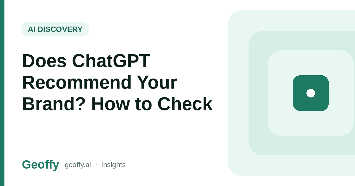 Does ChatGPT Recommend Your Brand? How to Check cover image