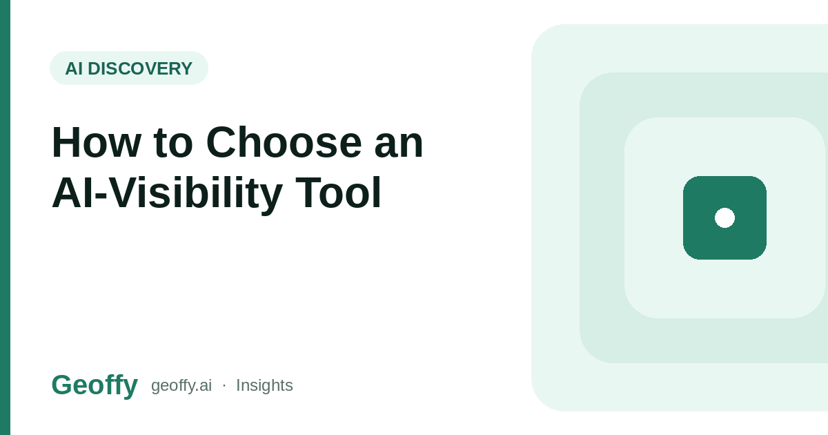How to Choose an AI-Visibility Tool cover image